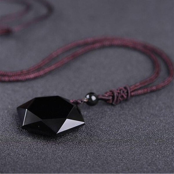 Black Obsidian Talisman - Necklace for Protection - Image 9