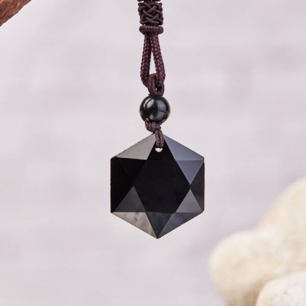 Black Obsidian Talisman - Necklace for Protection - Image 2