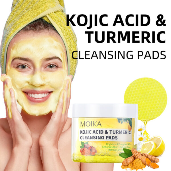 KOJIC ACID & TURMERIC CLEANSING PADS