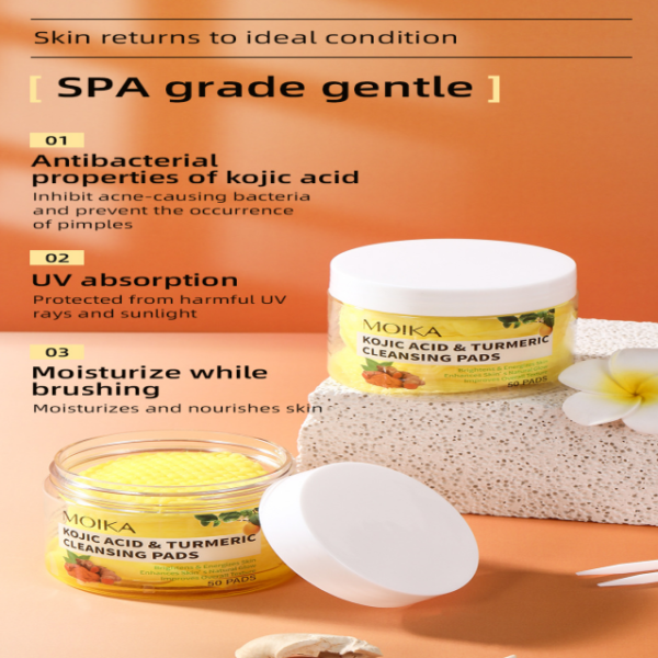 KOJIC ACID & TURMERIC CLEANSING PADS - Image 5