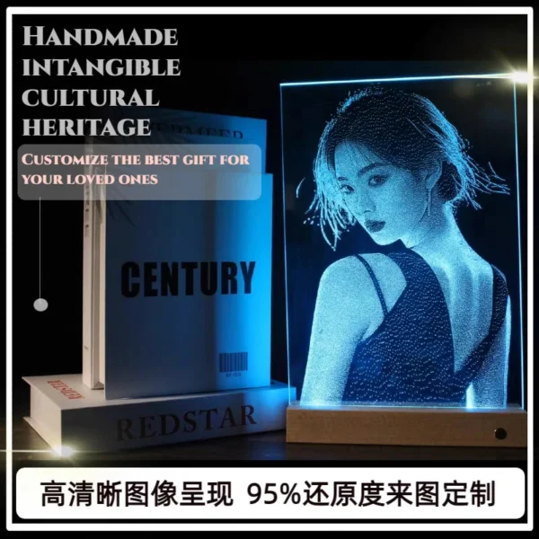 Personalized hand-hammered glass painting A3 (30*40) - Image 5