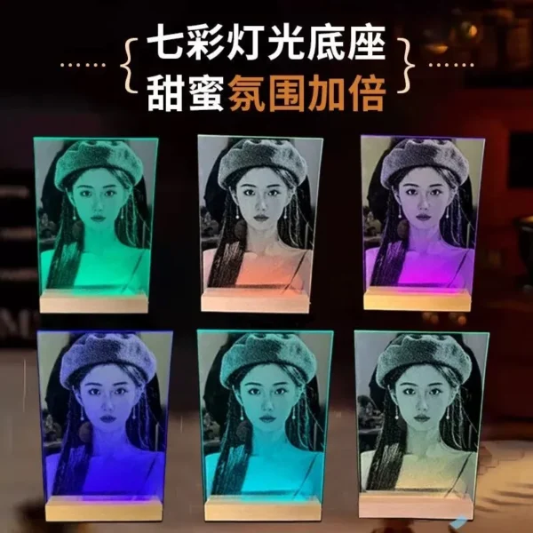 Personalized hand-hammered glass painting A3 (30*40) - Image 4