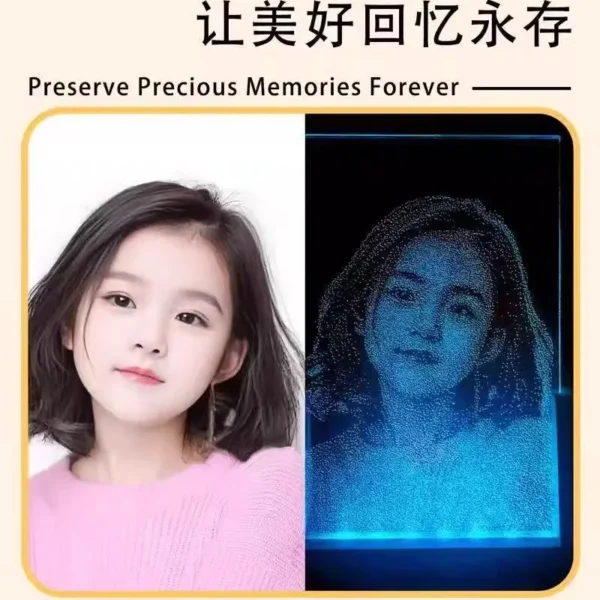 Personalized hand-hammered glass painting A3 (30*40) - Image 3