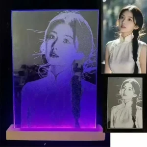 Personalized hand-hammered glass painting    8 inches（15*20）